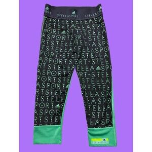 Adidas X Stella McCartney Blue And Green Leggings Size XS